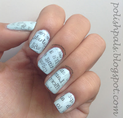 Newspaper Nails Tutorial