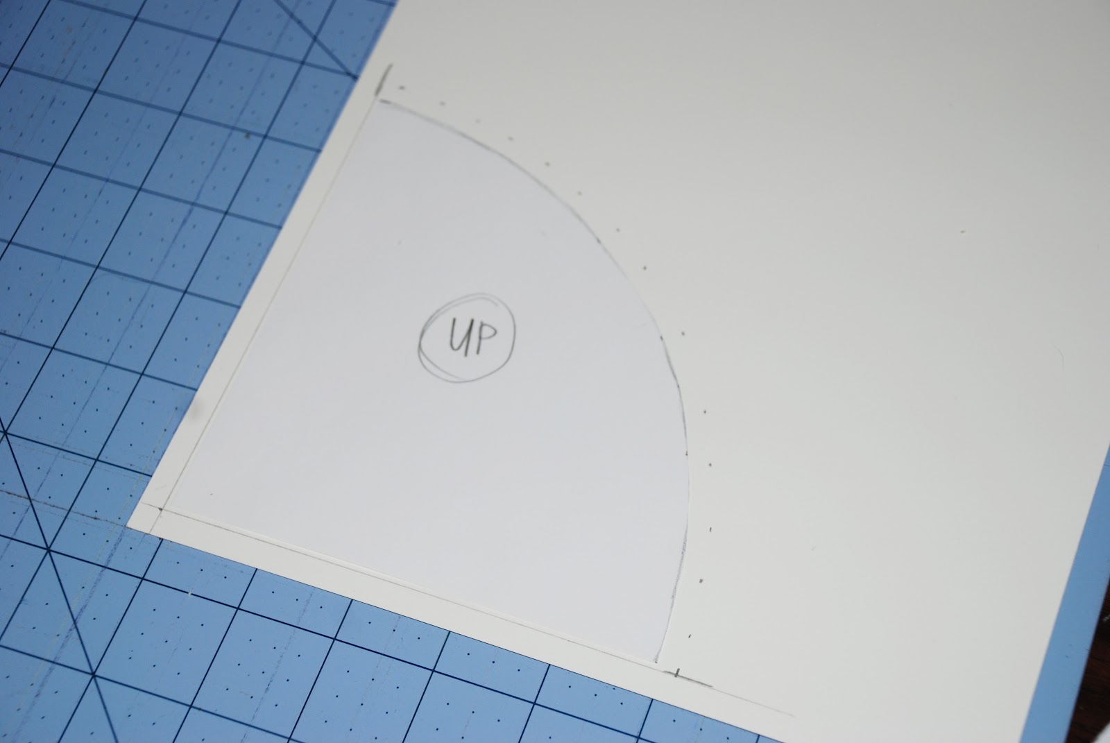 Charley, Dee, & Me Make Your Own QuarterCircle Template