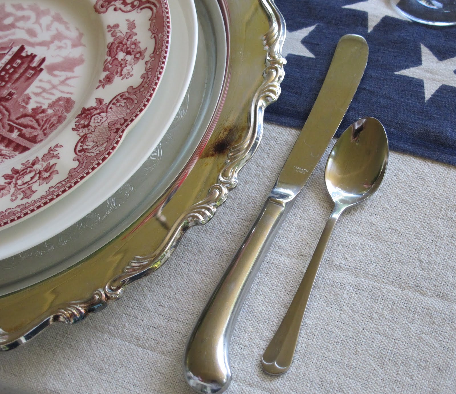 Grace & Favor Happy 4th. of July Tablescape