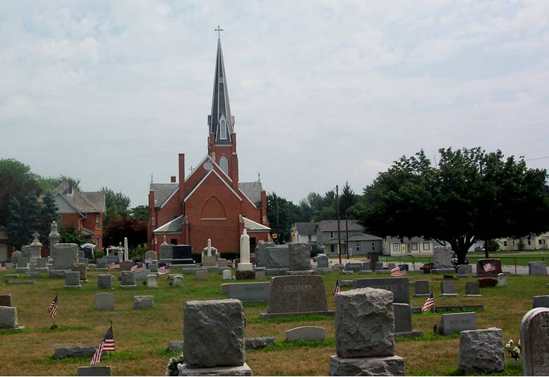 Catholic Architecture and History of Toledo, Ohio St. Mary, Clyde