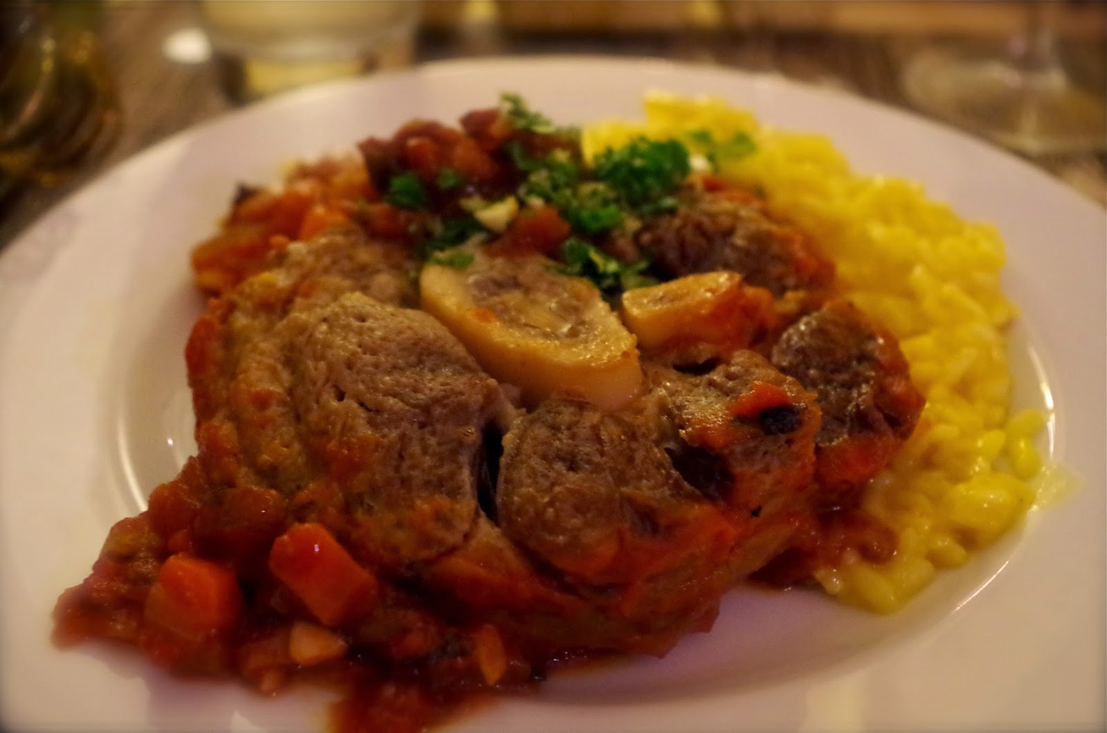 Osso Buco with Risotto ala Milanese