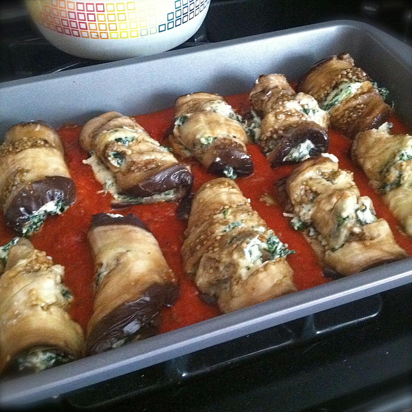 BinomialBaker Eggplant Rollatini