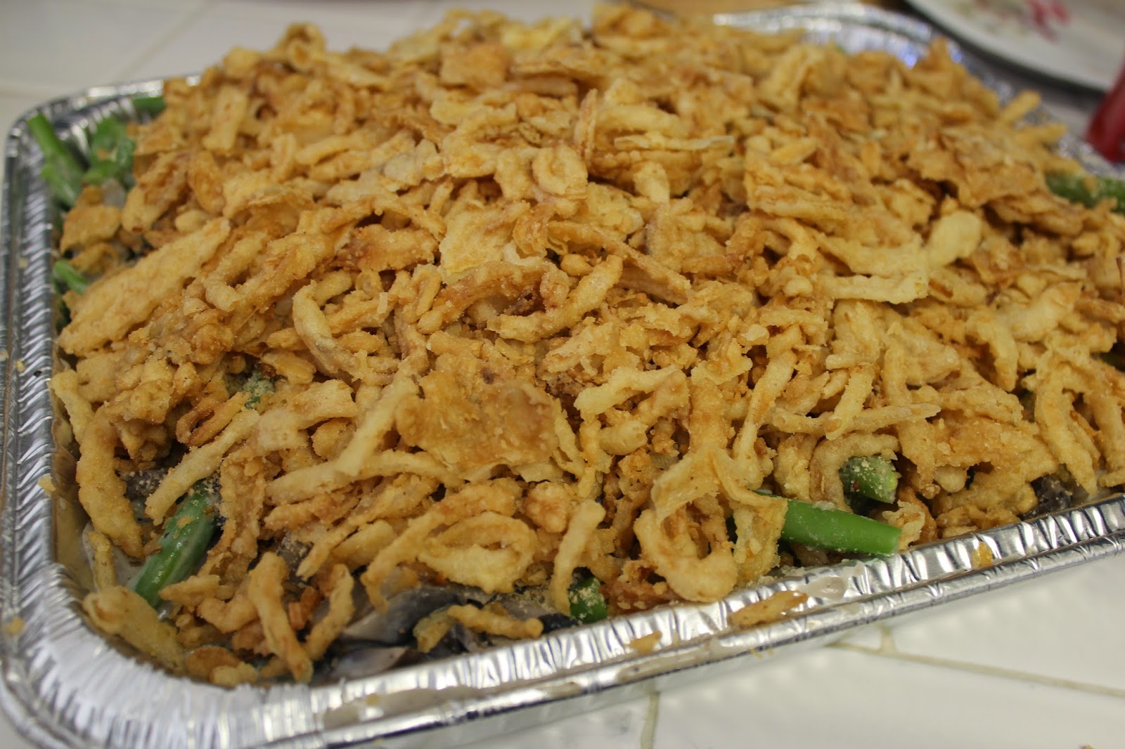 The Foodista Chronicles Green Bean and Portobello Mushroom Casserole