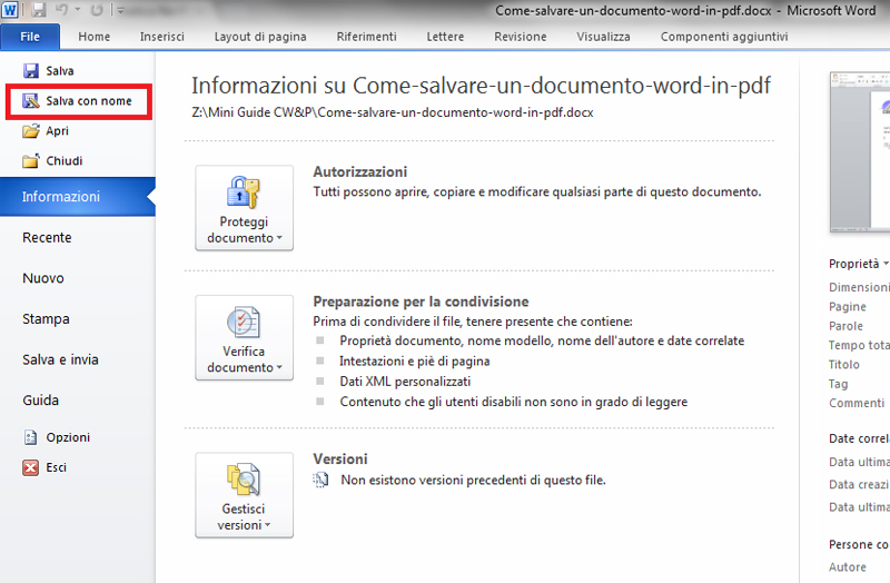 OpenOffice Come Salvare un Documento in PDF