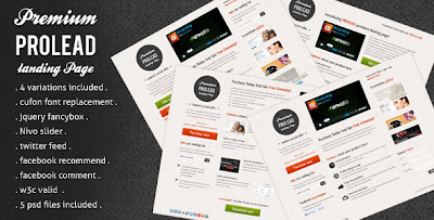 ThemeForest - Prolead Landing Page 