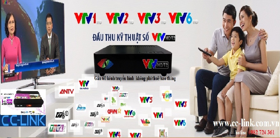Xem truyền hình số HD VTV Miễn phí chỉ cần đầu tư một lần sử dụng mãi mãi đầu thu DVB T2-- 550.000đ