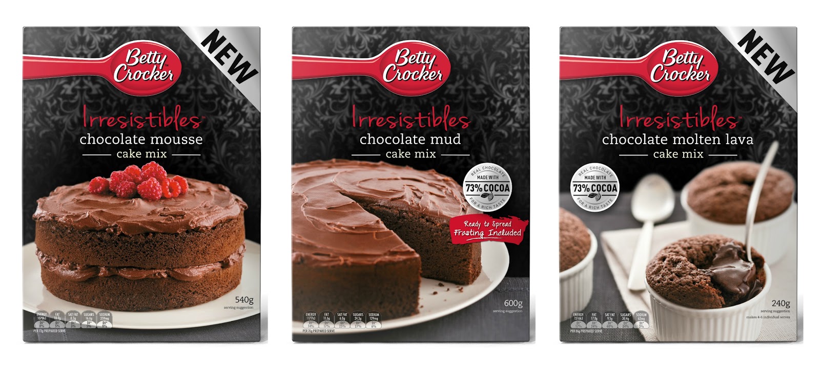 Bubble and Sweet Chocolate Mousse in a jar Betty Crocker Irresistibles