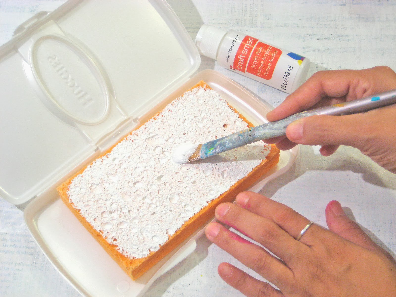 Alma Stoller tutorialhow to make a paint pad