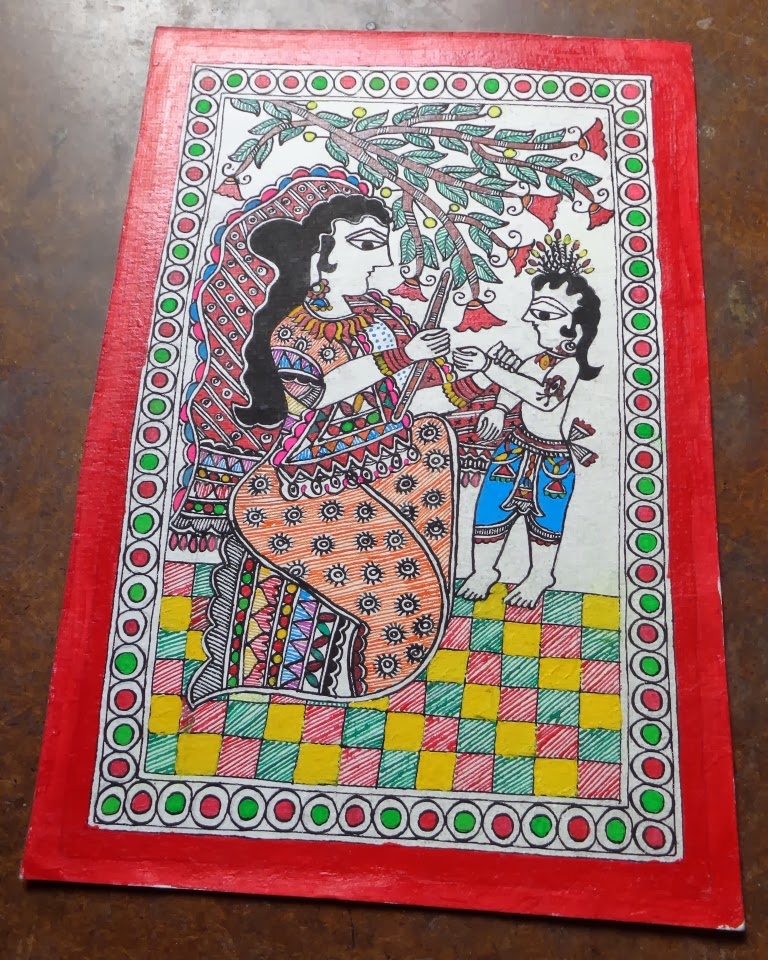 Madhubani Painting (Bihar) IMAGES, GIF, ANIMATED GIF, WALLPAPER, STICKER FOR WHATSAPP & FACEBOOK