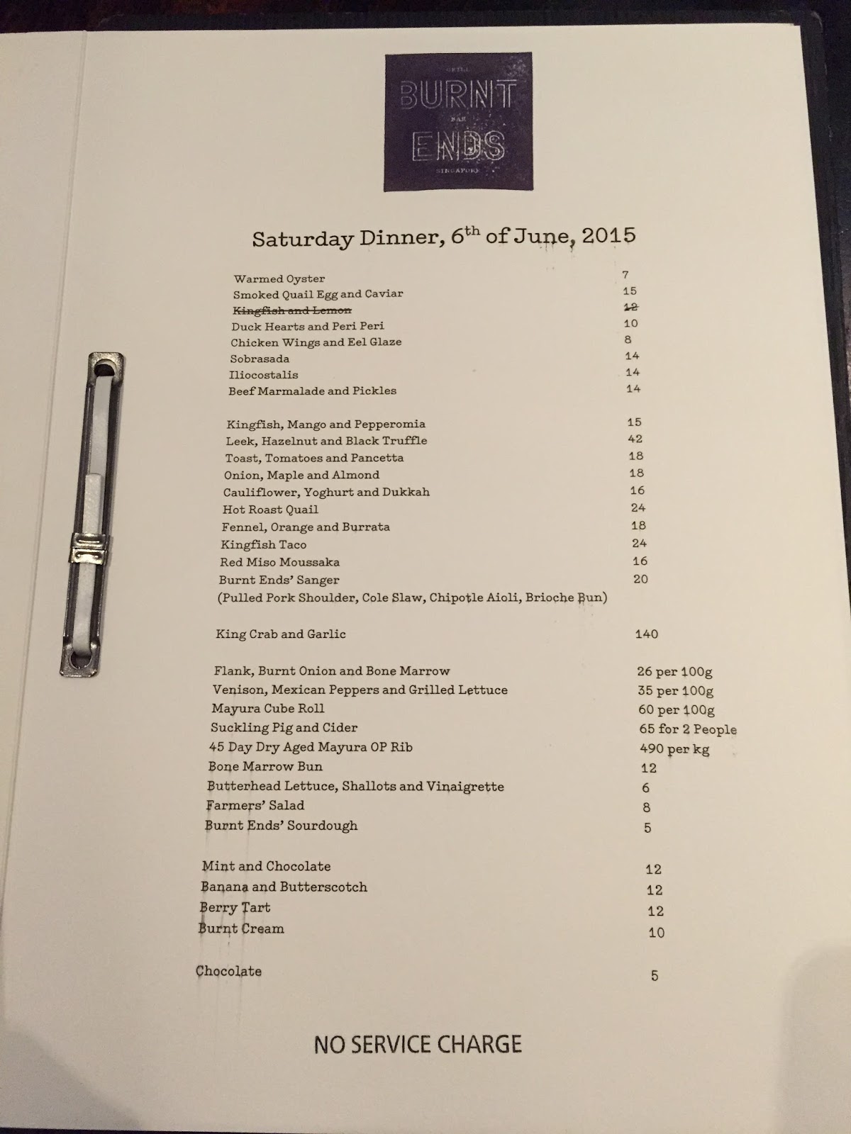 burnt ends, teck lim road. noms.