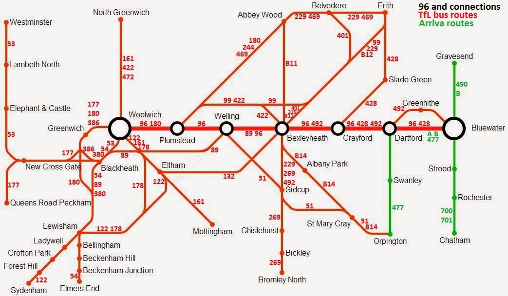 Great British Bus 96 Bluewater Woolwich