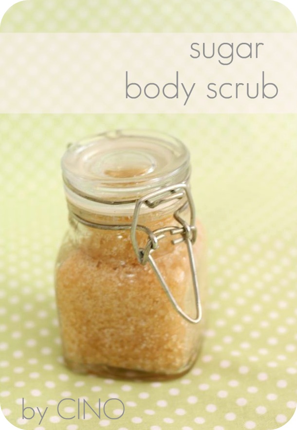 DIY sugar body scrub
