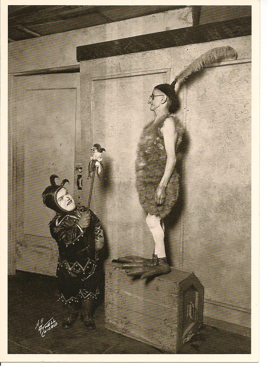 Adalbert KooKoo the Bird Girl and Dwarf