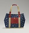 UGG Austalia Women Espadrille Tote Dark Denim Jacquard Purse