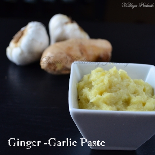 Divya's culinary journey Ginger Garlic Paste
