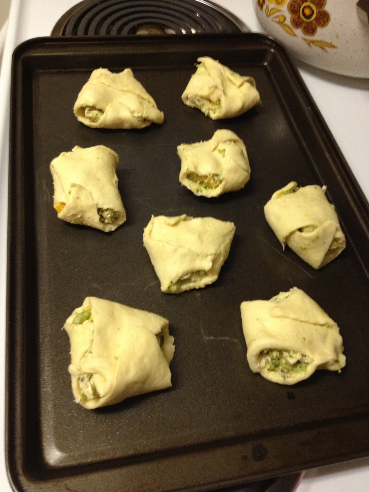 Claris's Cookbook Broccoli and Cheese Chicken Rolls