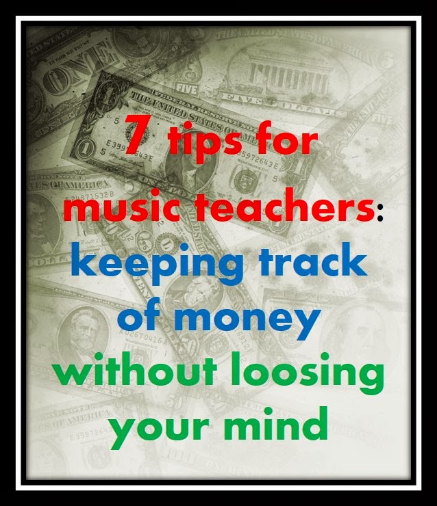 MelodySoup blog 7 tips for music teachers keeping track of money
