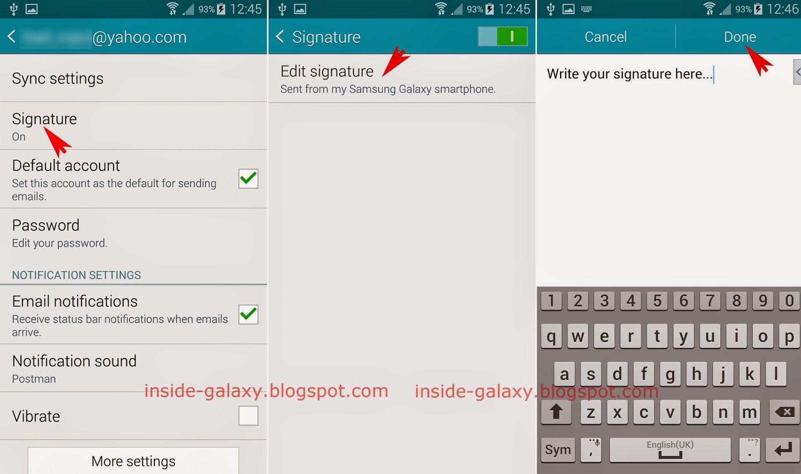 how to change app settings on samsung galaxy s5