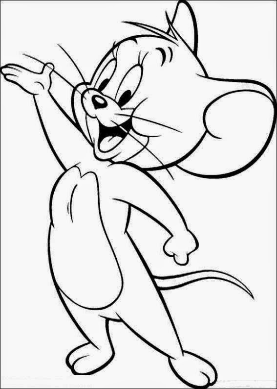 Desenhos Para Pintar Tom e Jerry para Colorir