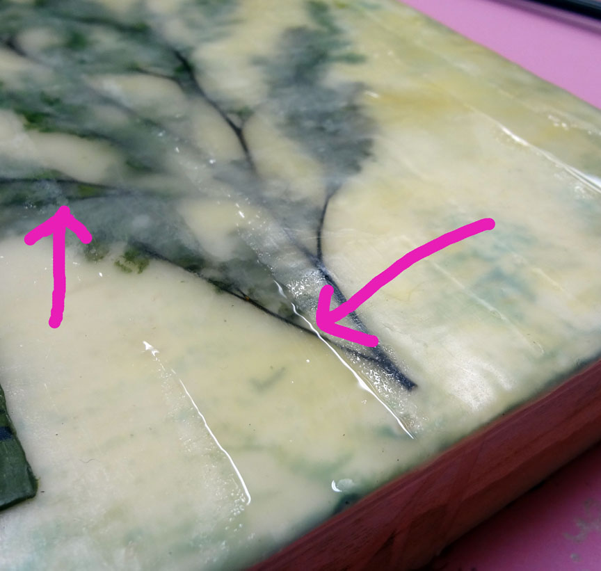 Resin Crafts Envirotex Lite Resin over Encaustic Collage Part Two