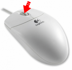 Use middle button in the Mouse for easy work