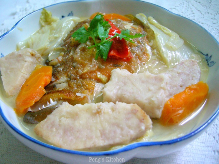 Peng's Kitchen Braised Cabbage Fish Head