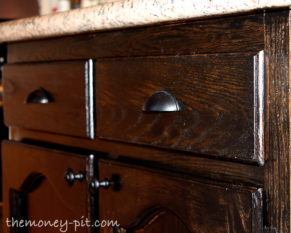 Staining Cabinets Lighter