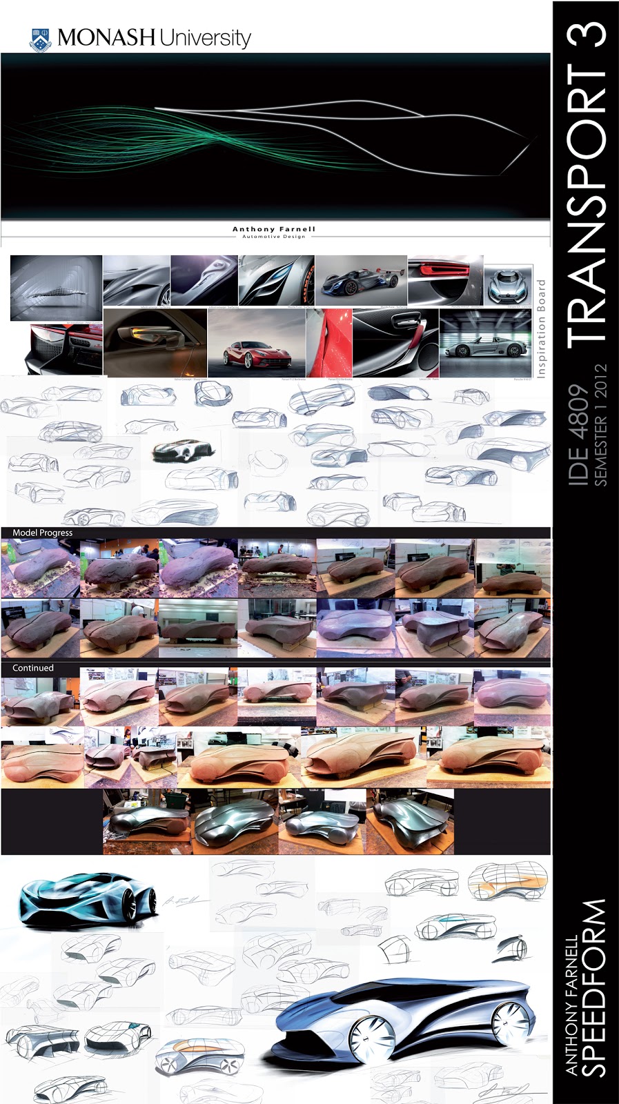Visualized Automotive Clay Sculpting 2012