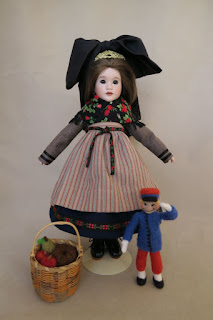 HITTY ALICE 1800/'S PINAFORE /& DRESS PATTERN FOR 6 1//4/" DOLL
