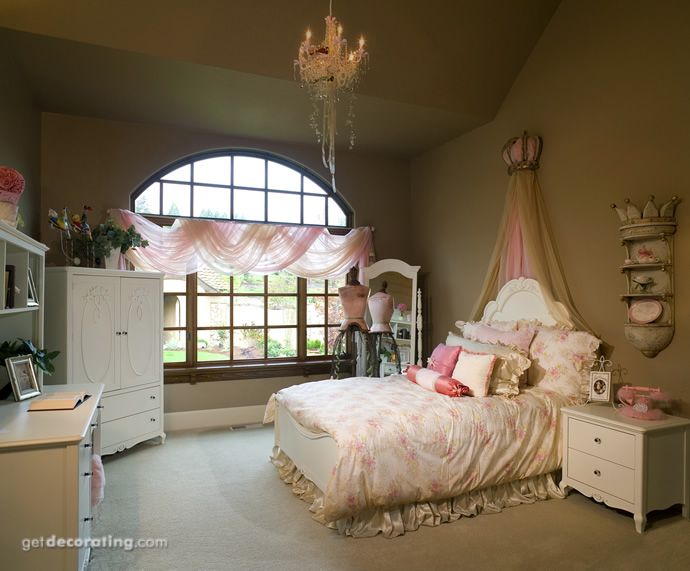 Cuartos para niña estilo princesa - Ideas para decorar dormitorios