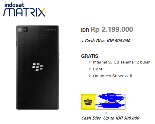 Harga Handphone BlackBerry Z3 Jakarta Terbaru