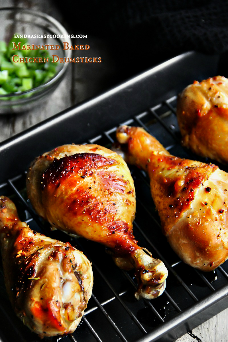 Marinated Baked Chicken Drumsticks + video SANDRA'S EASY COOKING