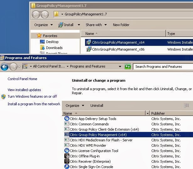 Citrix Universal Print Server Client Silent Install Parameters