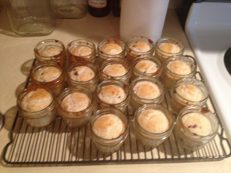 Mason Jar Muffin Breakfast