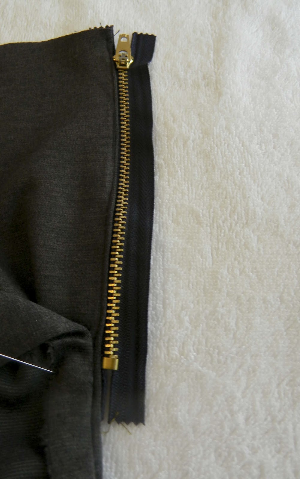 lapped zipper basic sewing