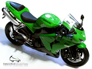 1:12 scale Kawasaki Ninja ZX10R 2006 Green
