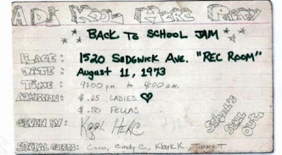 Kool Herc Party Flyer