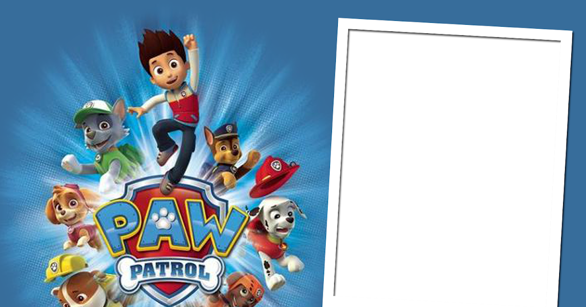 Marcos de fotos Paw Patrol Patrulla de Mascotas ~ Marcos Gratis para