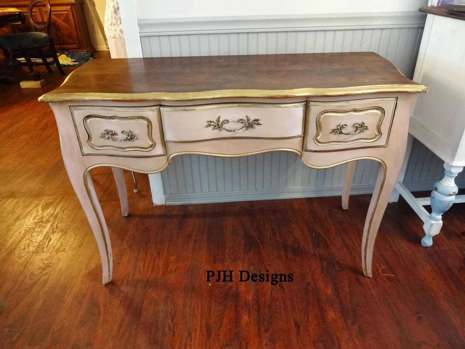 PJH Designs Hand Painted Antique Furniture A French Provincial Toilet
