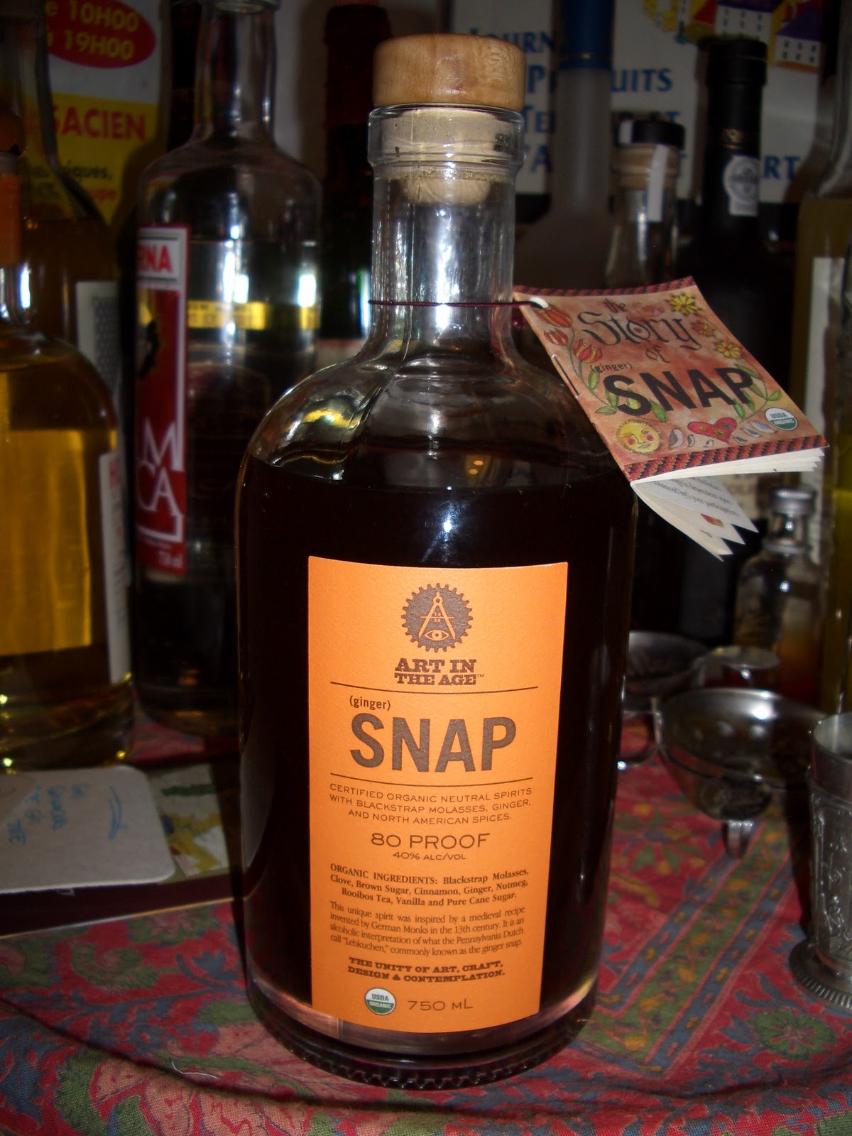 Liqueurs and Liquors in Washington Snap like drinking a spicy gingersnap