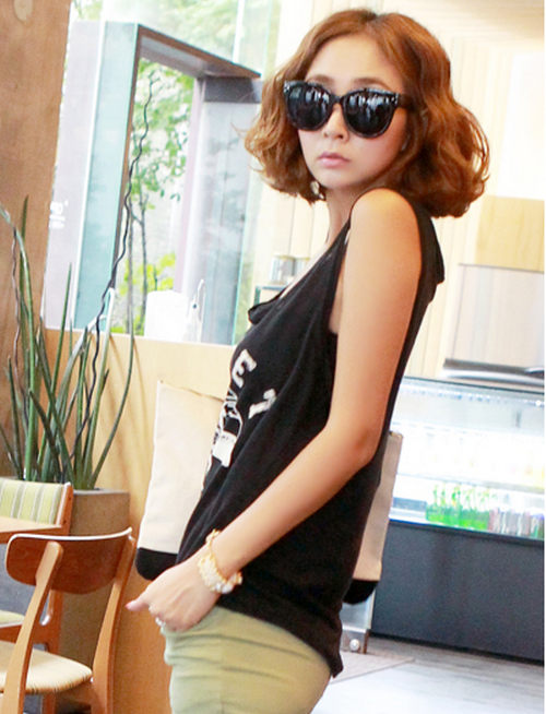 [Auraj] Sunset Print Tank Top KSTYLICK Latest Korean Fashion K