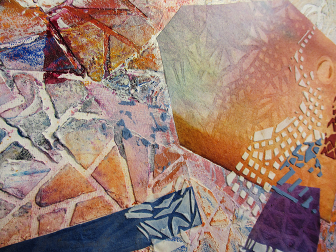 Art... StencilUse in MixedMedia Collage