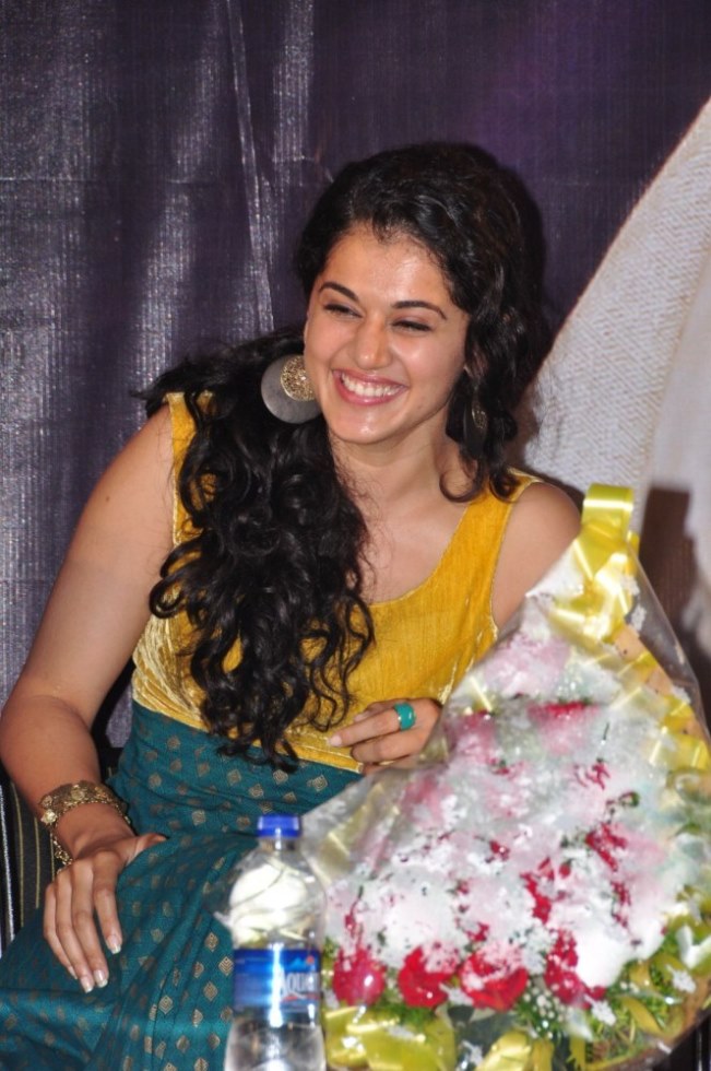 Tapsee latest Pictures at Sahasam Special Screening for School Students (5).jpg