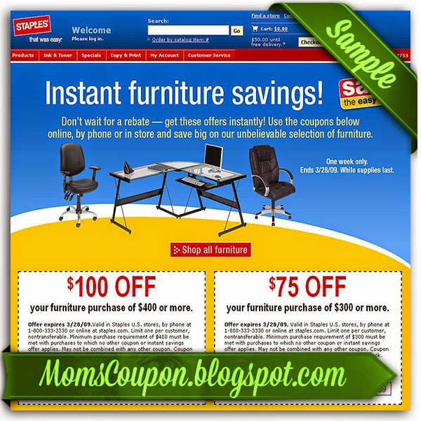 Get more, save more with Free Printable Staples Coupons Free