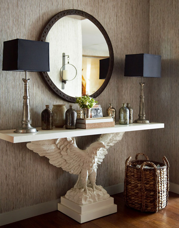 Color Outside the Lines: The Foyer : Console Tables