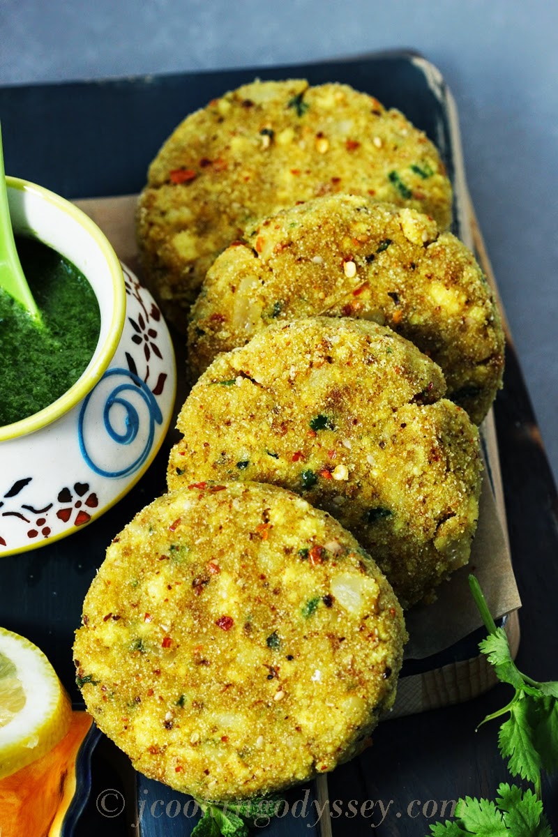 Jagruti's Cooking Odyssey Tofu and Broken wheat Cutlet Tofu Dalia Cutlet