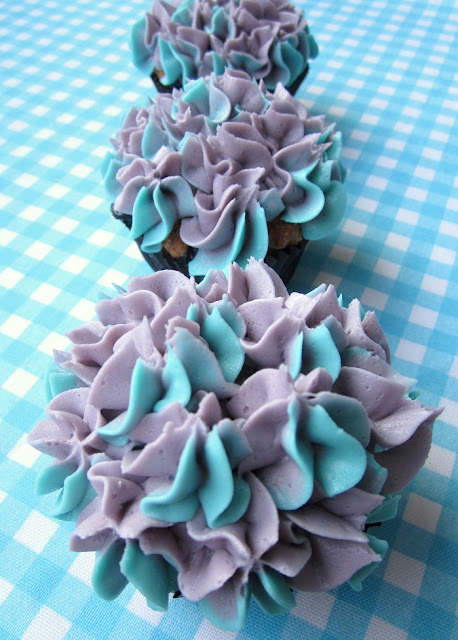 Hortensia kuppikakut – Hydrangea Cupcakes