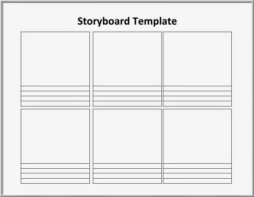 <strong>Storyboarding Basics</strong> by Brian Lemay 6 box storyboard template