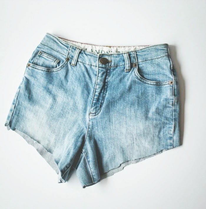 DIY High Waisted Distressed Denim Shorts Wonder Forest Design Your Life.