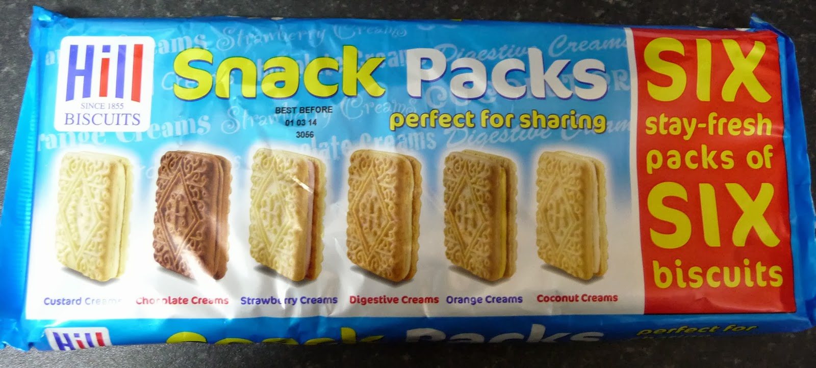 Something to look forward to Hill Biscuits Snack Packs Orange creams